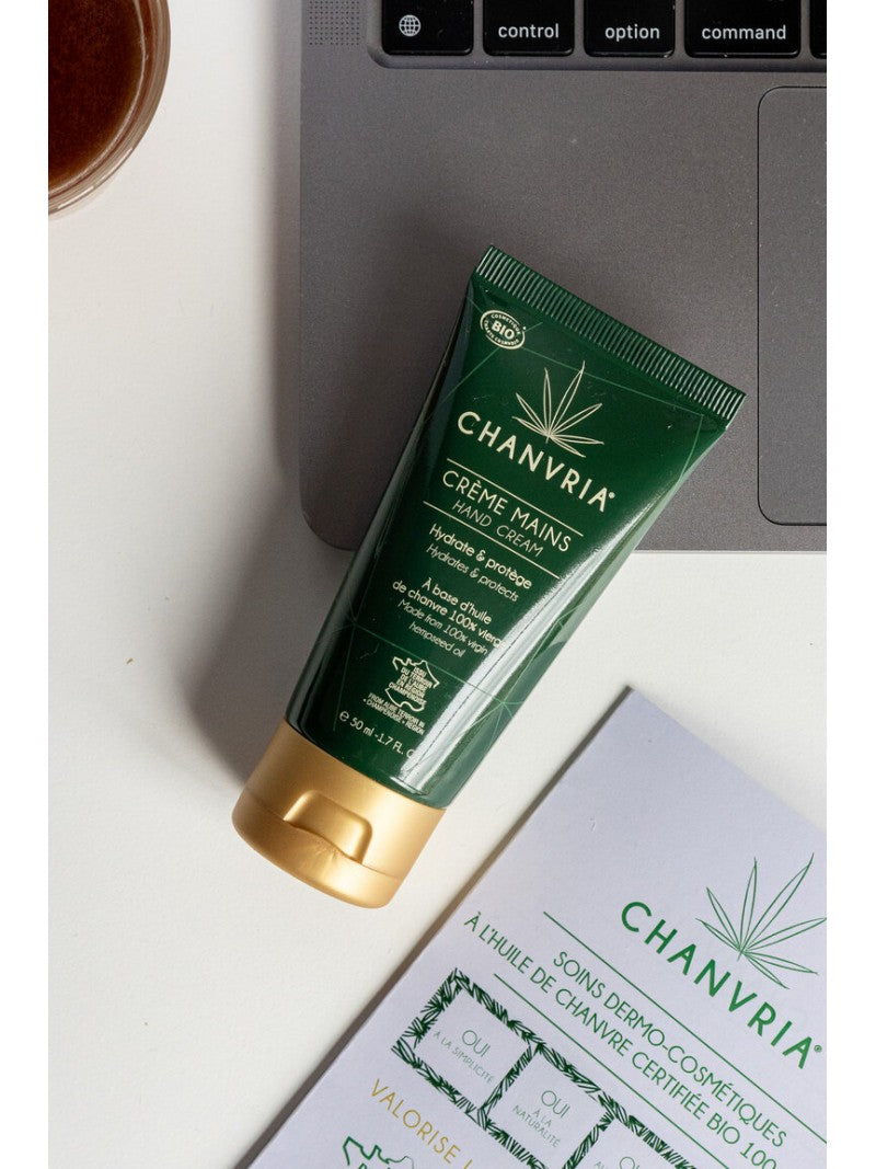 CRÈME MAINS CHANVRE certifiée BIO 50 ML 