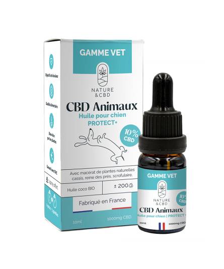 HUILE CBD CHIEN PROTECT 10% - GAMME VET