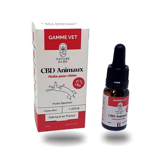 HUILE CBD CHIEN 15% - GAMME VET