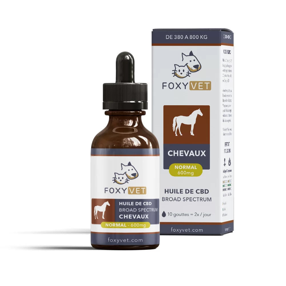 HUILE CBD CHEVAL - FOXYVET