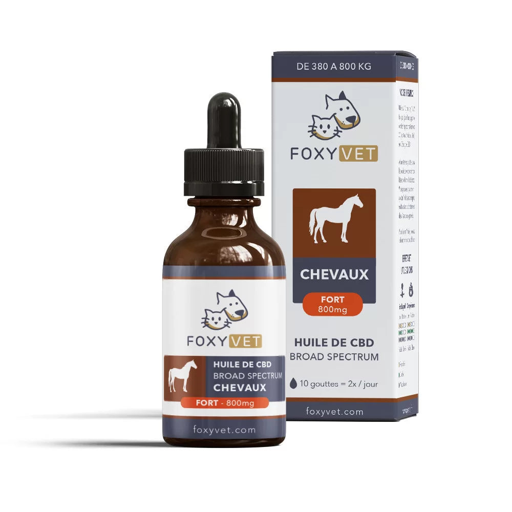 HUILE CBD CHEVAL - FOXYVET