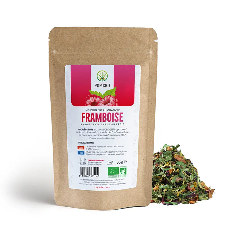 INFUSION CBD BIO : FRAMBOISE